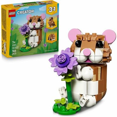 LEGO® Creator 31376 Roztomilý křeček s květinou – Zboží Mobilmania