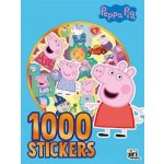 1000 samolepek v sešitu Prasátko Peppa – Zboží Dáma