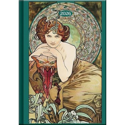 BB ART A5 Denní 2026 Art Mucha – Zboží Dáma