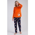 Vienetta Liška dámské dlouhé oranžové – Zboží Dáma