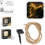 Garden Line Solární LED světelný řetěz Bombas 4 m hnědý/teplá bílá – Hledejceny.cz