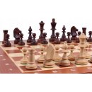 Turnajové šachy č. 4 (42 cm) - polské, intarzie Sunrise Chess & Games