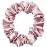 MURU Úzká Saténová Scrunchie gumička - Pudrová Lesklá – Sleviste.cz