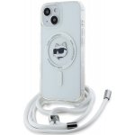 Karl Lagerfeld iPhone 13 6,1" průhledné tvrdé pouzdro IML Choupette Head & Cord MagSafe (KLHMP13MHCCHNT) – Zboží Mobilmania