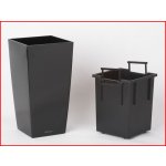 Lechuza Květináč Cubico Černá 22 cm – Hledejceny.cz