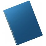 Karton P+P Pořadač 4 kroužkový A5 2,5 cm průhledný modrý – Zboží Mobilmania