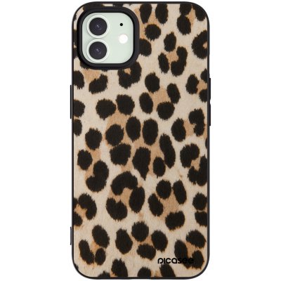 Picasee silikonový černý obal pro Apple iPhone 12 Pro - Brown Tiger – Zboží Mobilmania