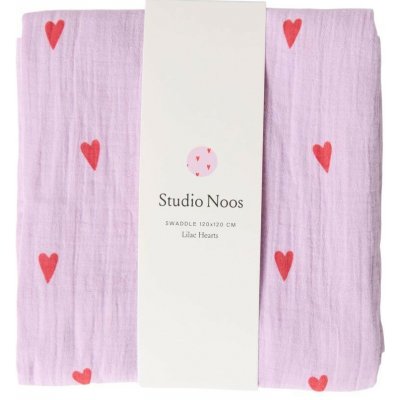 Studio Noos Zavinovací plena Purple Hearts – Hledejceny.cz
