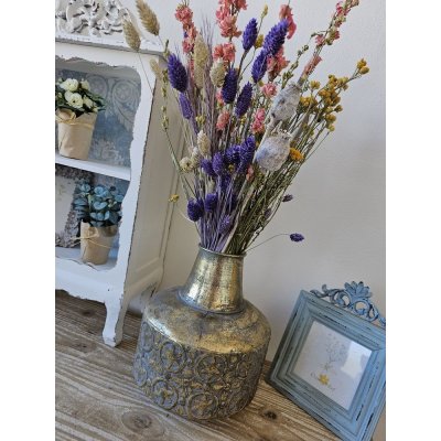 Zlatá antik dekorační váza Vanna - Ø 19*22 cm - Clayre & Eef – Hledejceny.cz