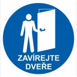 Zavírejte dveře samolepící vinylová fólie 100 x 100 mm – Hledejceny.cz