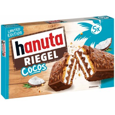 Ferrero Hanuta Riegel 5 x 34,5 g – Hledejceny.cz