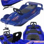 AlpenGaudi Bob Double Race s volantem modrá – Sleviste.cz
