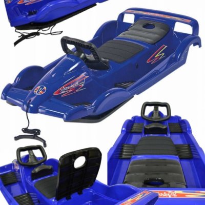 AlpenGaudi Bob Double Race s volantem modrá – Zboží Dáma