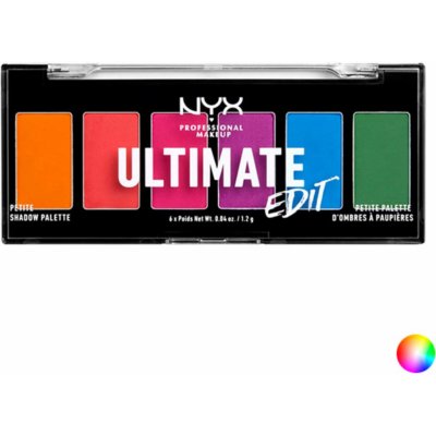 NYX Professional Makeup Ultimate Edit Petite Shadow paletka očních stínů 02 Brights 6x1,2 g – Hledejceny.cz