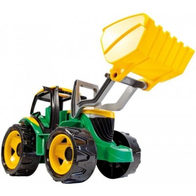 Lena traktor se lžící plast 65 cm Zeleno-žlutá – Zboží Mobilmania