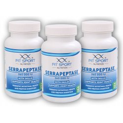 FitSport Nutrition Serrapeptase 260.000 IU 3 x 90 kapslí