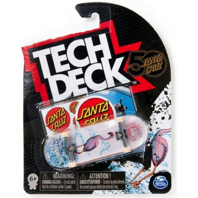 Techdeck Fingerboard SANTA CRUZ MAURION bílá