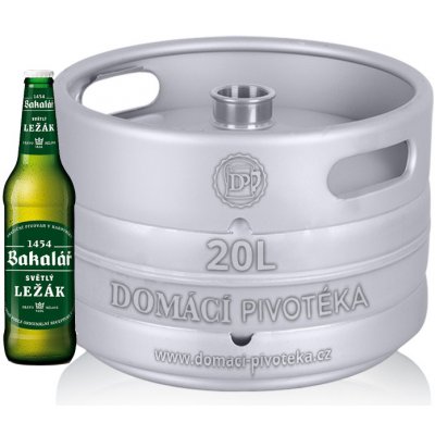 Bakalář světlý ležák 11° 20 l (sud) – Zboží Dáma