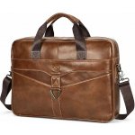 Bullcaptain pánská kožená brašna Dullan kaštanová 10L – Hledejceny.cz