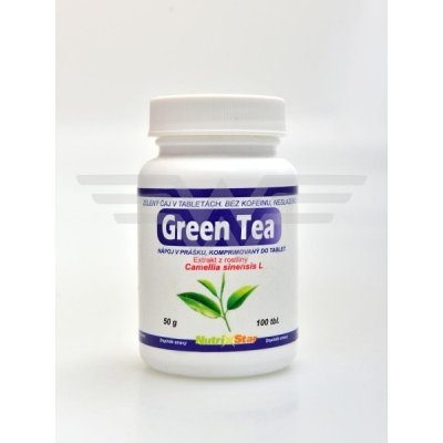 Nutristar Green Tea tablet nesladké 100 tablet