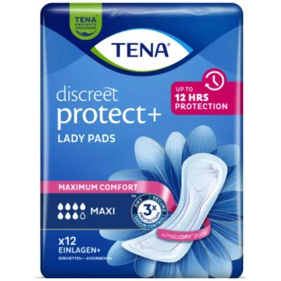 TENA Lady Discreet Maxi absorpční vložky 12 ks – Zbozi.Blesk.cz