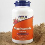 Now Vitamin B3 Nikotinamid niacinamid 500 mg 100 kapslí – Hledejceny.cz