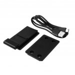 FIXED Závěsný nabíjecí dok pro ovladač DualSense PlayStation 5 s hákem pro sluchátka, černo-bílý – Zboží Živě