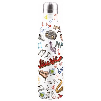 Easy Life Cestovní lahev Music On Air bílá 500 ml – Hledejceny.cz
