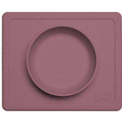 EZPZ EUMBM001 Mini Bowl Silikonový miska s podložkou 2 v 1 Mauve – Zboží Mobilmania