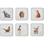 Wrendale Korkové podtácky Designs 10,5x10,5 cm 6 ks – Zboží Mobilmania
