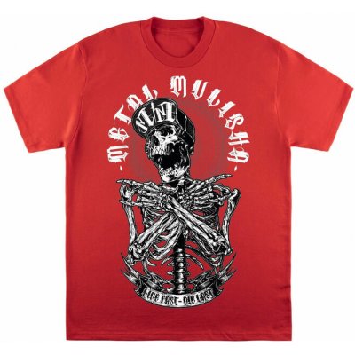 Tričko Street METAL MULISHA REMAINS RED černá – Hledejceny.cz