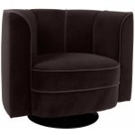 Dutchbone lounge Flower black – Sleviste.cz