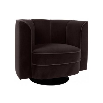 Dutchbone lounge Flower black – Sleviste.cz