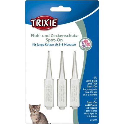 Trixie Spot-On Flea & Tick Kitten Pipety pro koťata 3 x 0,6 ml – Hledejceny.cz