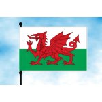 LIBEA, s.r.o. Wales stolní vlaječka Uchycení: Dutinka (pro nasunutí) – Hledejceny.cz