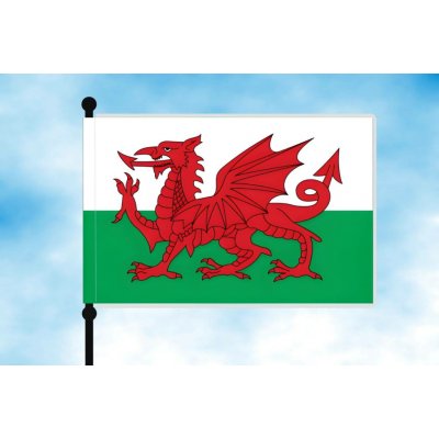 LIBEA, s.r.o. Wales stolní vlaječka Uchycení: Dutinka (pro nasunutí) – Hledejceny.cz