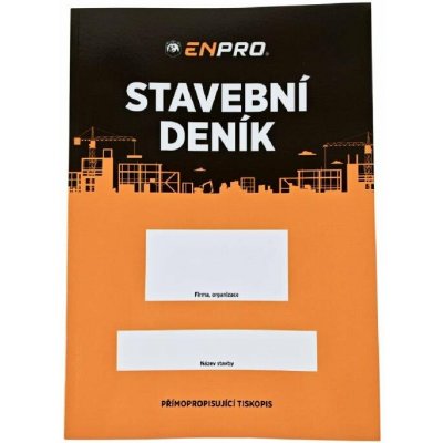 EURO NÁŘADÍ s.r.o. Stavební deník A4, samokopírovací, ENPRO – Hledejceny.cz