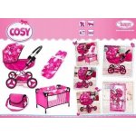 Bayer NON Cosy Doll Deep Stroller with Accessory Set 12749AB – Hledejceny.cz