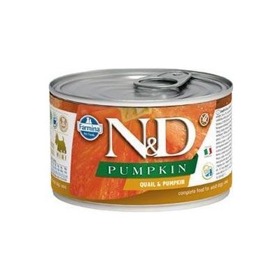 Farmina pet foods - ND N&D DOG PUMPKIN Adult Quail & Pumpkin Mini 140g