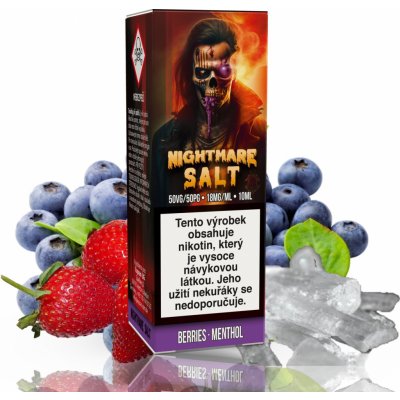 Nightmare Salt - Berries Menthol 10 ml 18 mg – Zboží Mobilmania