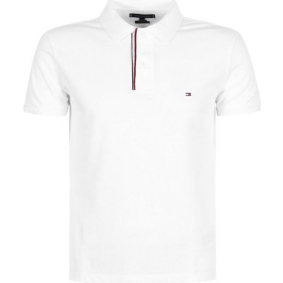 Tommy Hilfiger Essential RWB Detail Slim Polo white