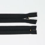 Spirálový zip, šíře 3 mm, délka 65 cm, černá – Hledejceny.cz