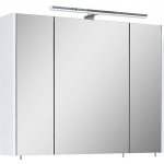 Riva Vulcano Zrcadlová skříňka s LED osvětlením, 61 × 100 × 14 cm, bílá 25358650 – Sleviste.cz