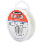 Beadalon Beadalon elastické vlákno (elastomer), čiré, průměr 1 mm, návin 5 m – Sleviste.cz