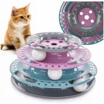 Trixie interaktivní hračka pro kočky Kruhová věž s míčky 25 x 13 cm – Hledejceny.cz