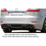 Rieger spoiler pod zadní nárazník SG-Design pro Ford Mondeo BA7 combi před faceliftem r.v. 03/07-09/10, plast ABS s povrchovou úpravou Carbon-Look, pro vozy s dvojitou koncovkou na obou stranách | Zboží Auto
