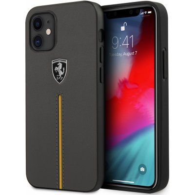 Pouzdro Ferrari Off Track Kožené iPhone 12 mini Dark šedé – Sleviste.cz