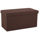 Kondela Skládací taburet ORELIA hnědá – Zboží Dáma