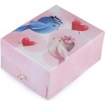 Prima-obchod Šperkovnice ptáčci 8,5x14x18 cm barva 1 pudrová – Zboží Dáma