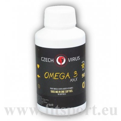 Czech Virus Omega 3 Max 1000mg 90 kapslí